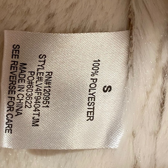 Olive&Oak Tan Sherpa Vest Size Small - Picture 8 of 10